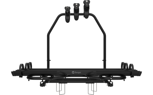 Berger Premium XL Deichsel Fahrradträger für 2/3 Fahrräder, E-Bike geeignet