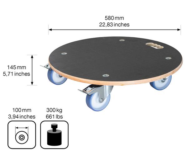 Wagner Pflanzenroller MaxiGrip, Ø 58 cm