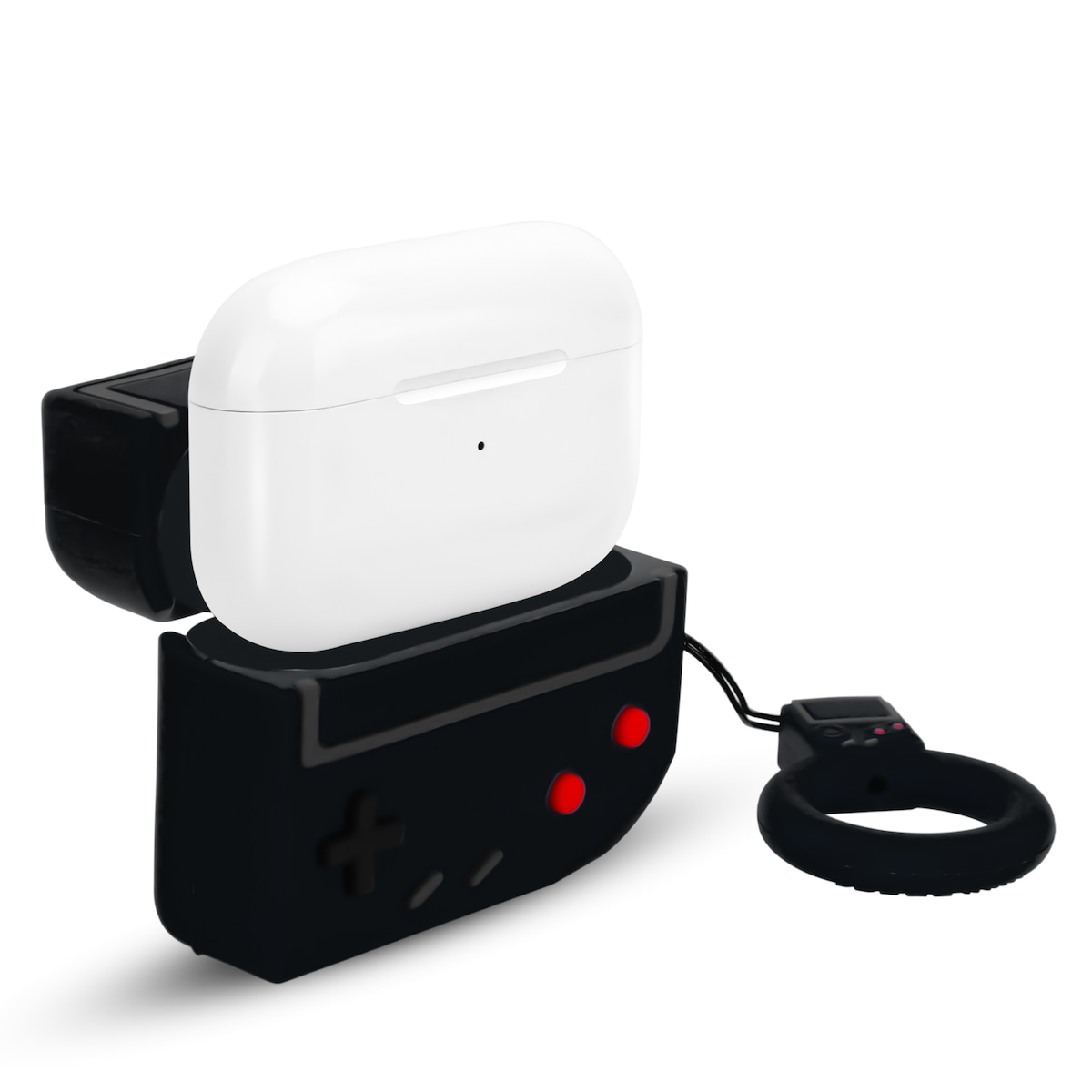 TPU AirPod etui Veske (svart)