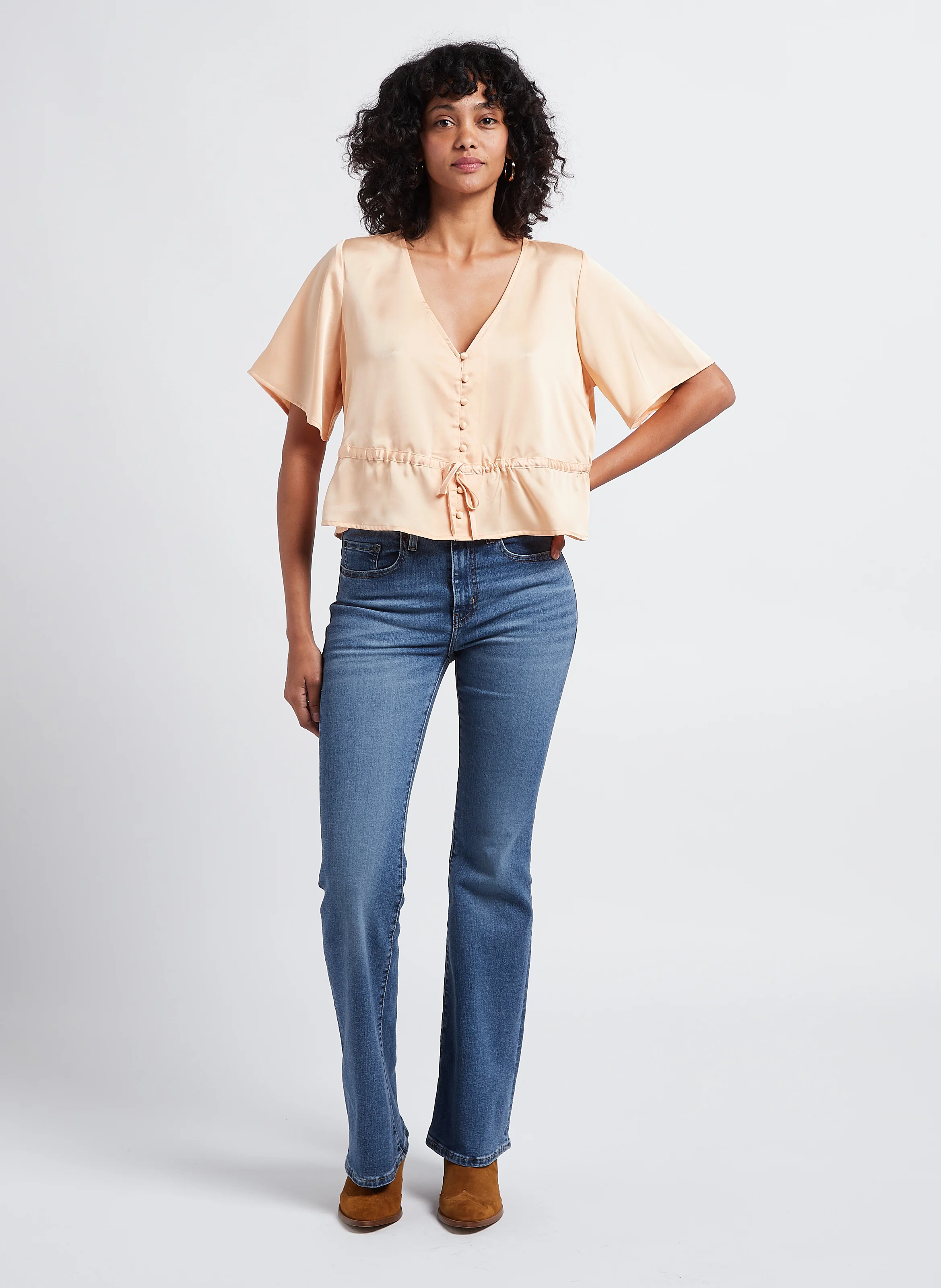 CARRIE - Bottines en cuir | Marron