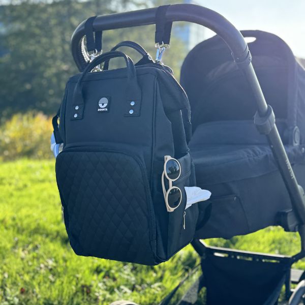 Dooky Diaper Backpack Large - Black