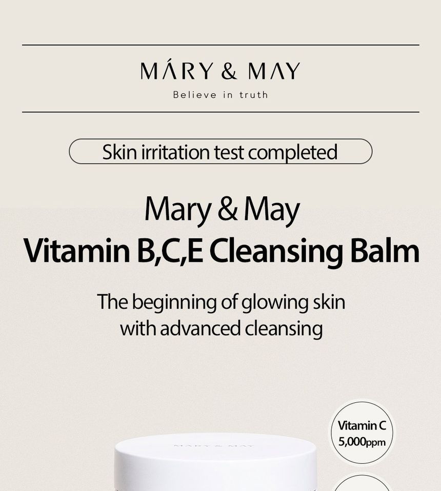 Mary&May - Reinigende balsem met vitamine B, C en E