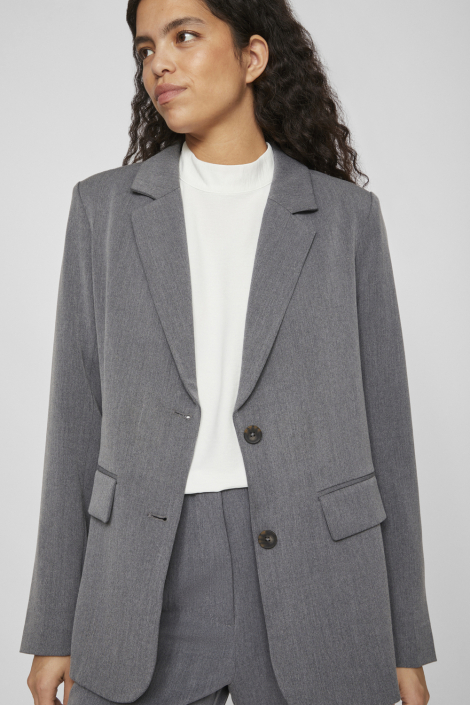 Vila grijze dames blazer