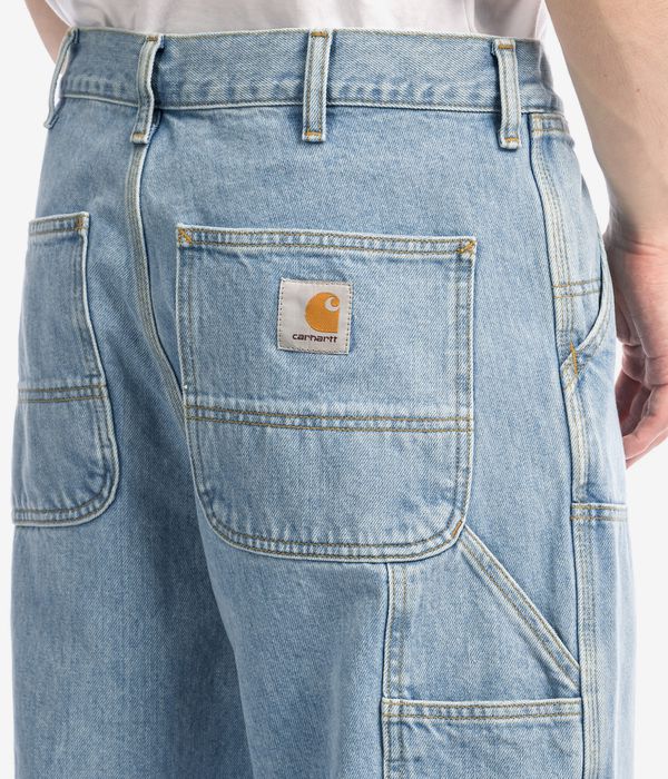 Carhartt WIP Double Knee Hose (blue heavy stone bleached)