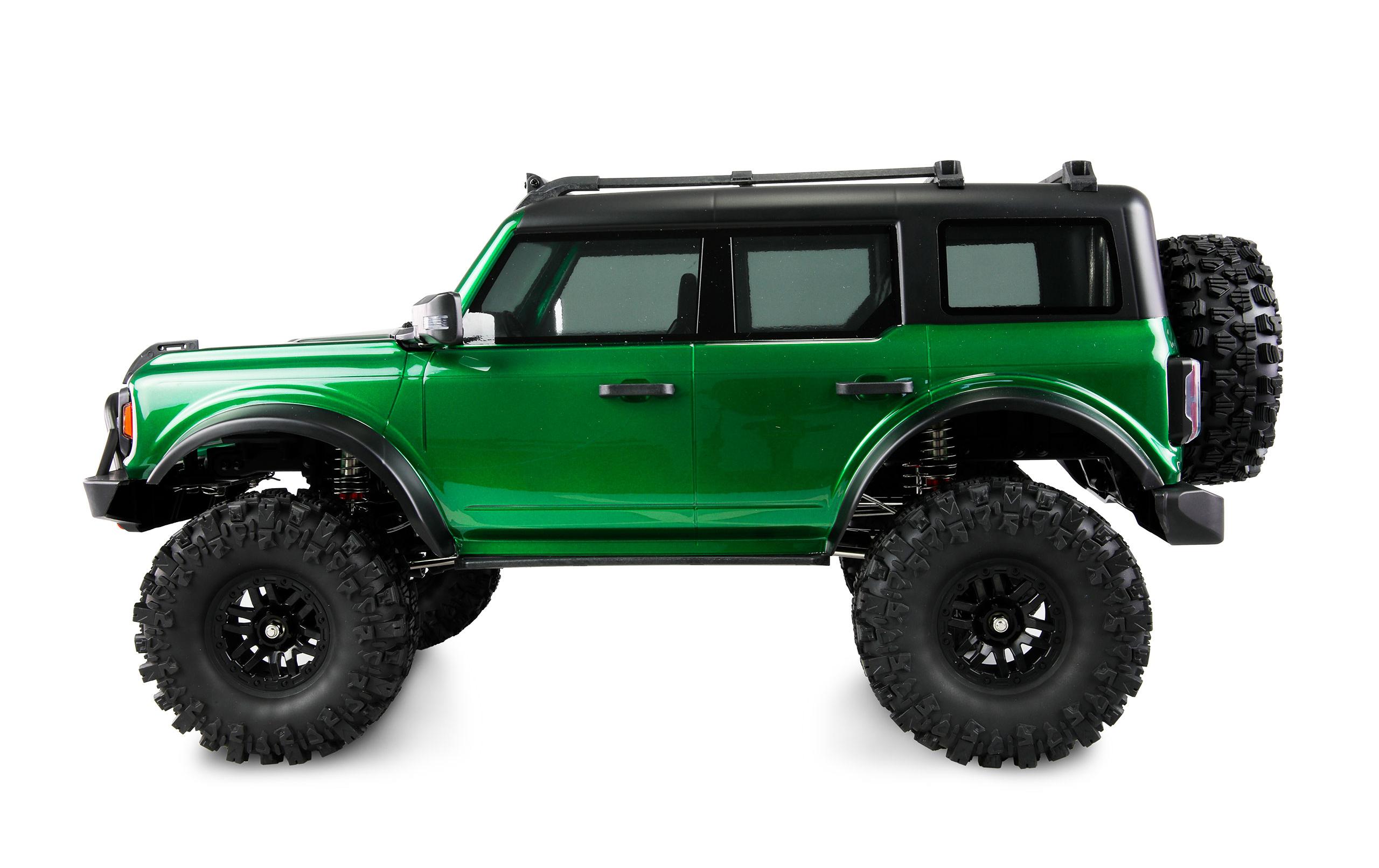 Scale Crawler AMXRock CT10 Caballo 4WD Grün, ARTR, 1:10<br>Rock Crawler mit Portalachsen, 2-Gang Getriebe, Differentialsperren und Seilwinde