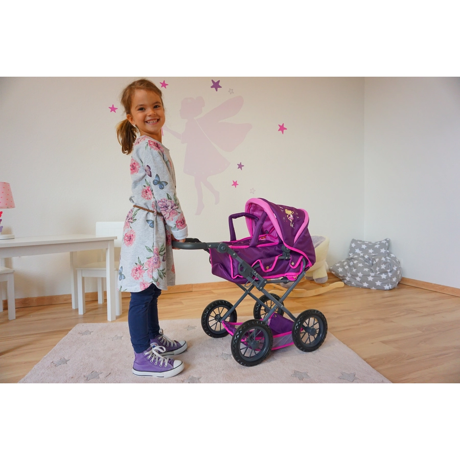 knorr toys® Puppenwagen Ruby NICI Miniclara lila