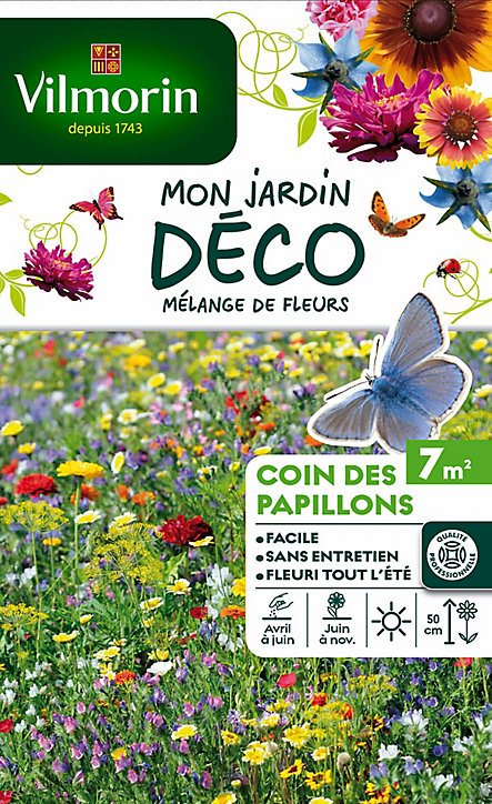 Graines mélange Coin des papillons 7 m²