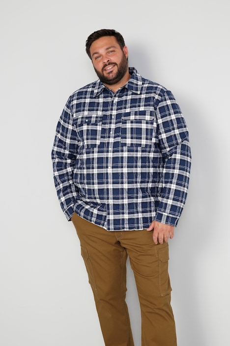 Boston Park Hemdjacke, Karostepp, Bauchfit, bis 82