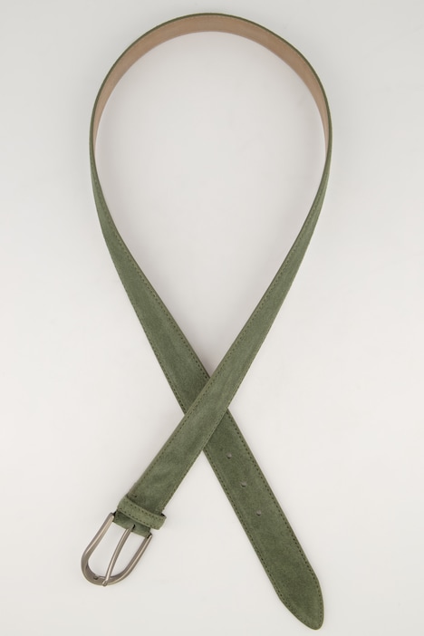 Ledergürtel, Suede, Metallschnalle