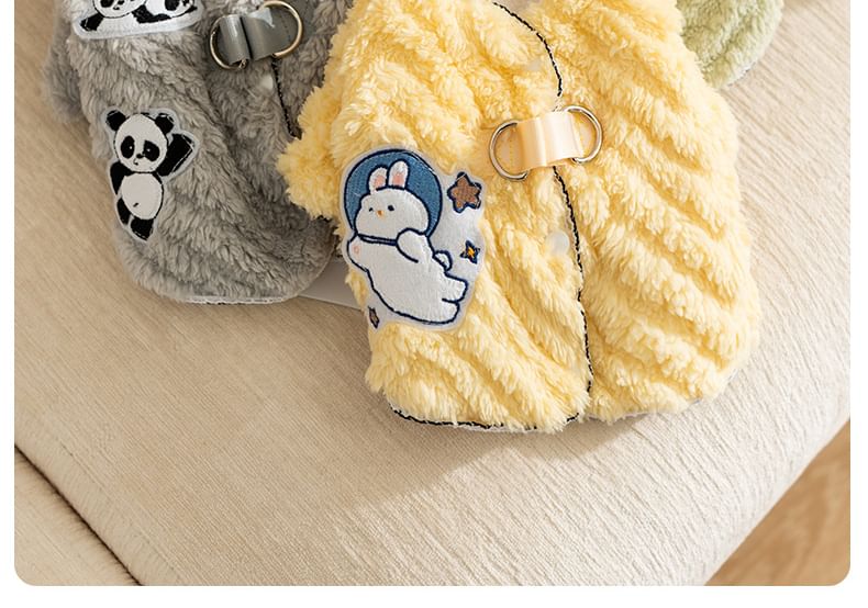 Cissilli - Chenille top met dierenapplicatie (verschillende ontwerpen)