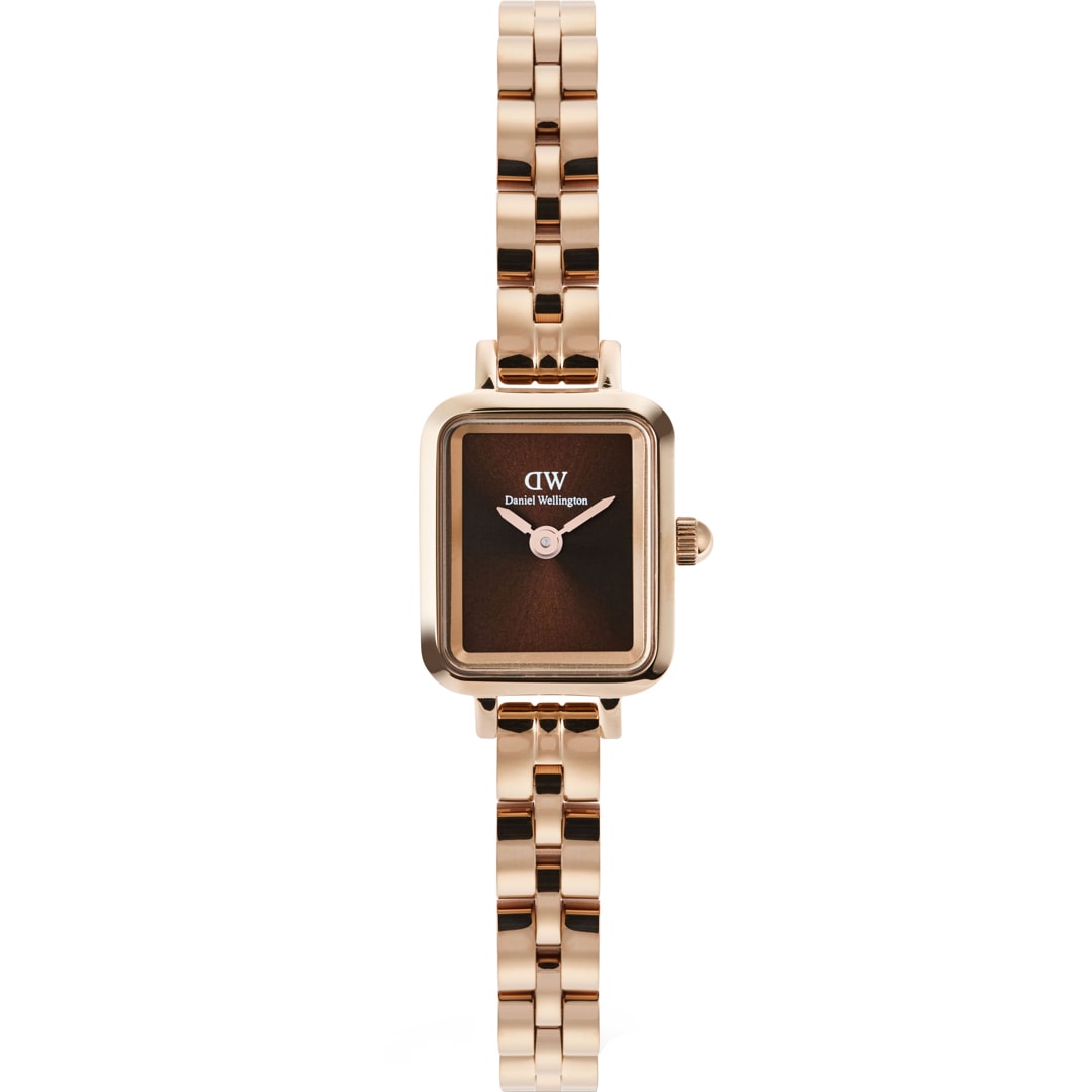Daniel Wellington Quadro Mini Arch 3-link Amber Sunray Rose Gold