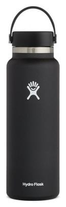 Bouteille Hydro Flask Wide Mouth Flex Cap 2.0 1180 ml Noir
