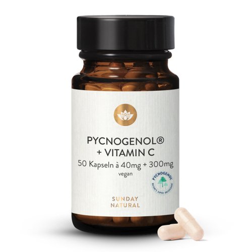 Sunday Natural Products  Pycnogenol ®40 + C Kiefernrindenextrakt