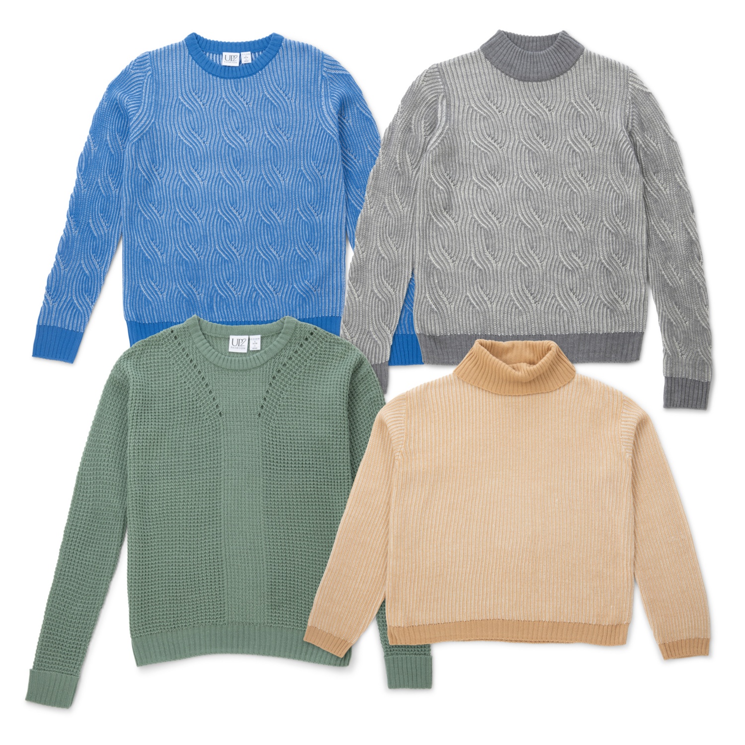 UP 2 FASHION WOMEN Damen-Grobstrickpullover