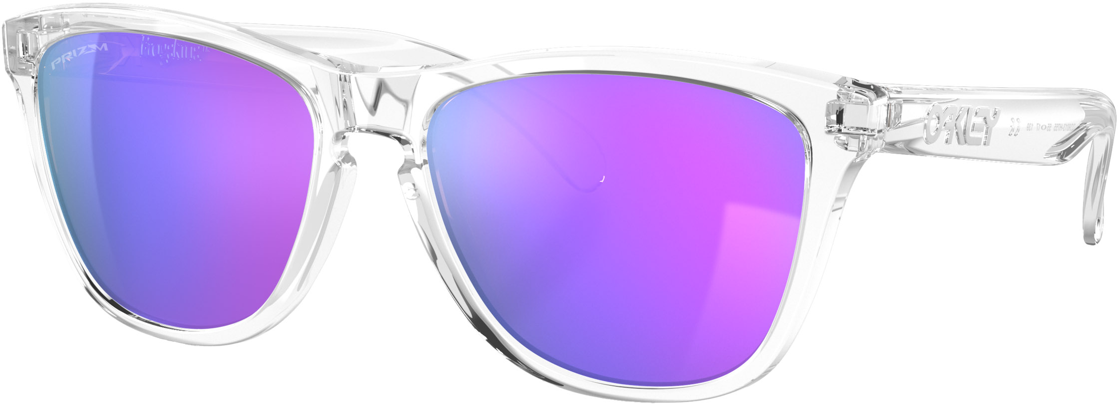 Frogskins H755/Polished Clear w/Prizm Violet