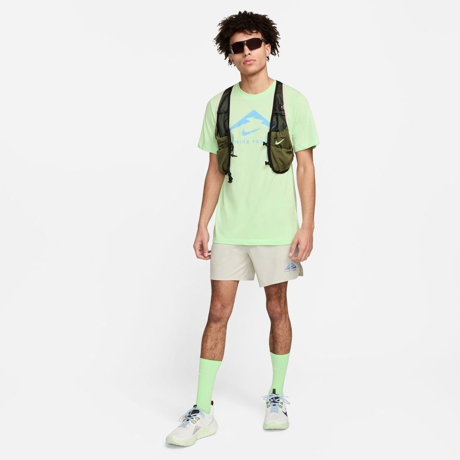 Nike T-shirt Running Dri-FIT Run Trail - Vert