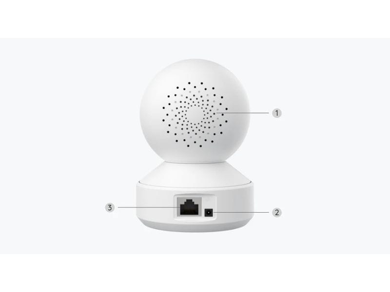 Reolink Netzwerkkamera E340 Weiss 2K  PTZ-Kamera mit 3x Zoom, Sprechfunktion & Dualband-WLAN (2.4G/5G)