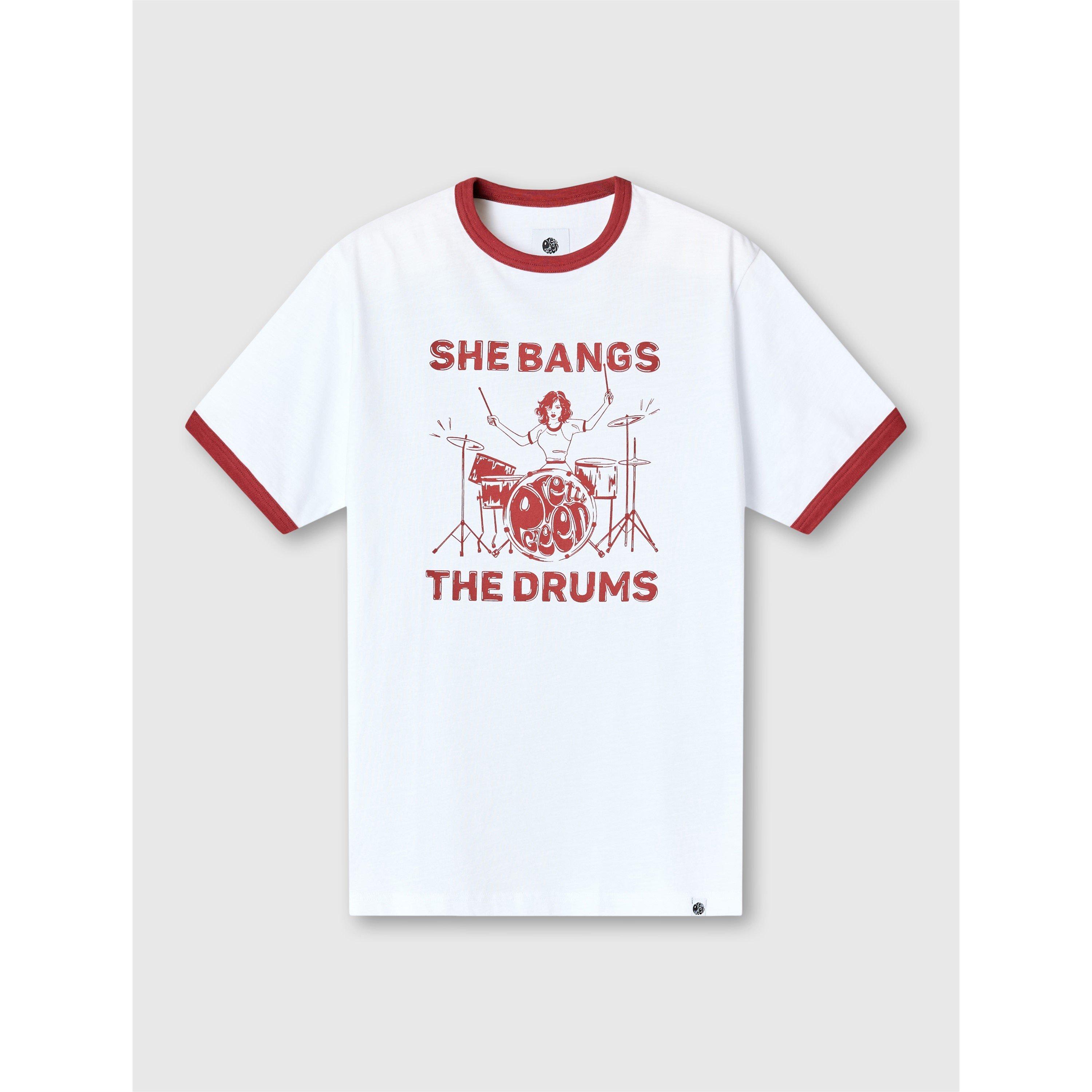 Pretty Green PG Bangs The Drums T Sn53