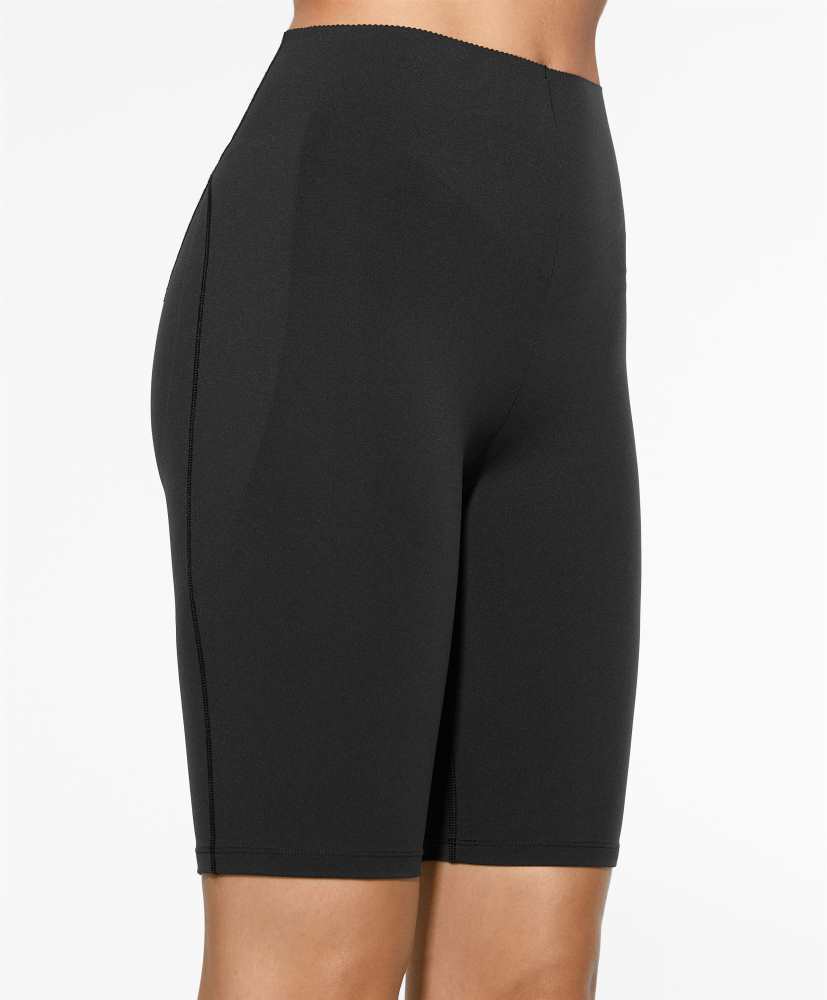 Calça legging de ciclismo com compressão e modelagem que levanta a cintura, 25 cm
