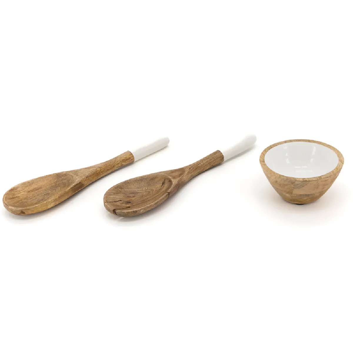 Aubry Gaspard Couverts à Salade en Bois de Manguier