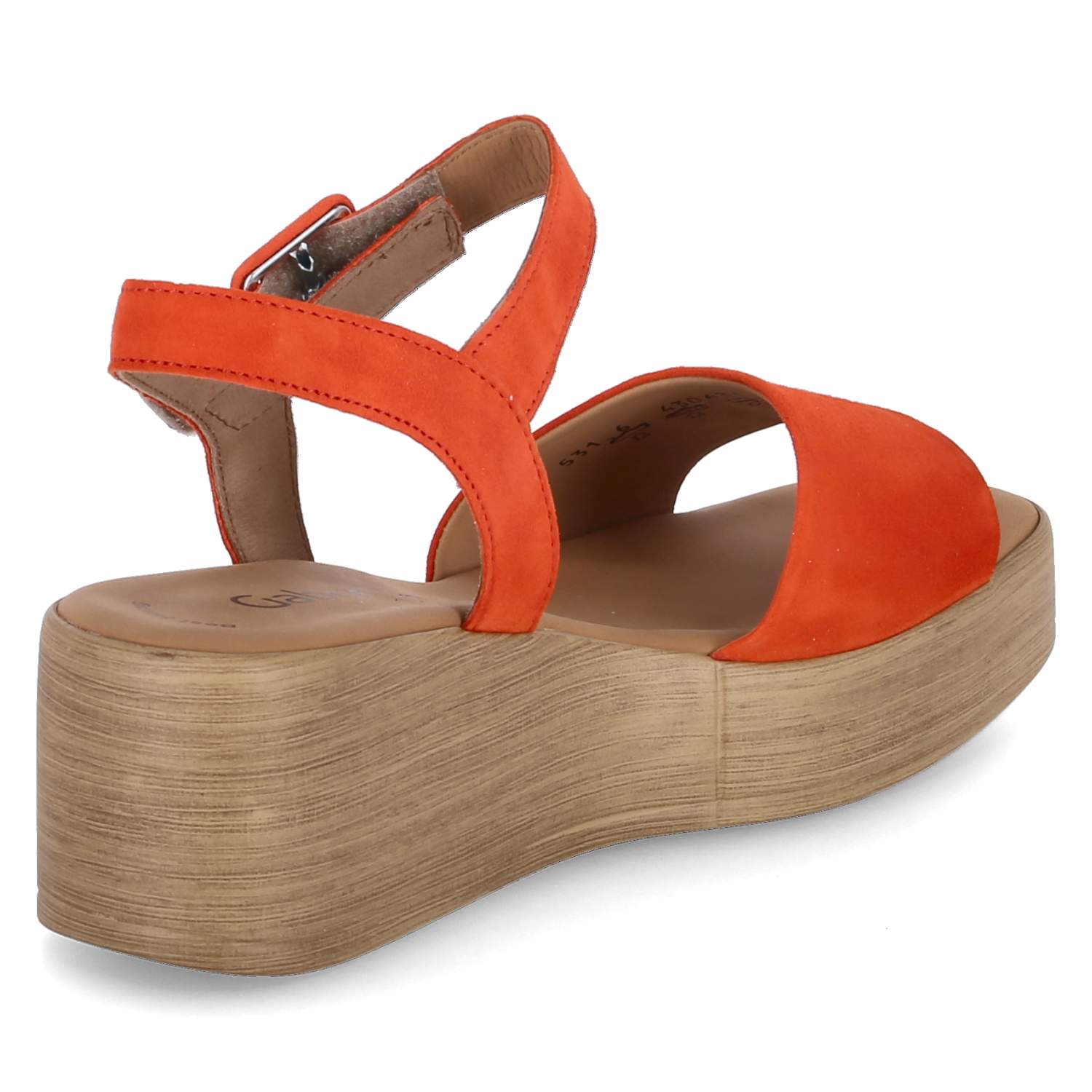 Gabor Keilsandaletten  - pumpkin (holz)
