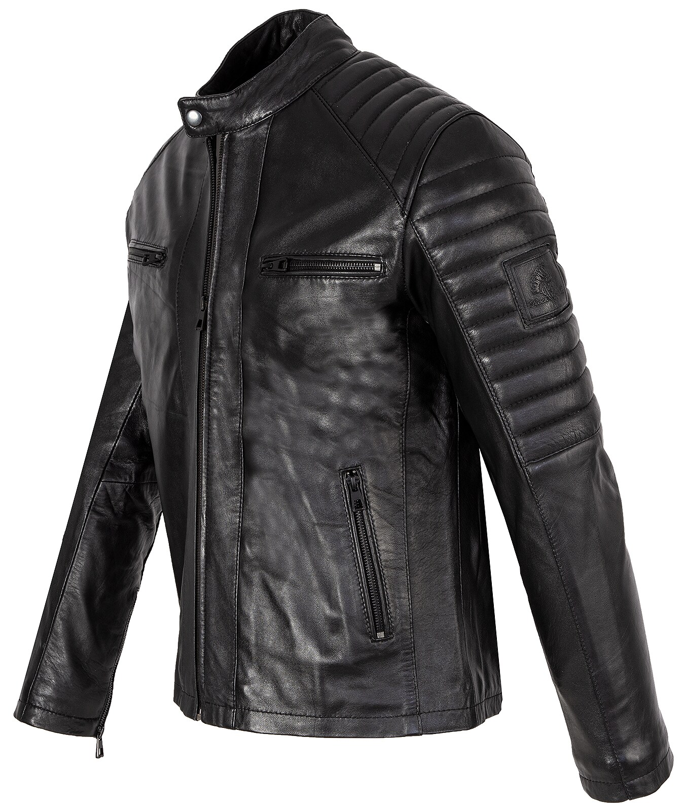 Rock Creek Lederjacke Regular Fit
