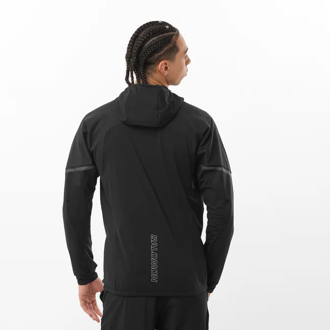 MTN  Windjacke mit Kapuze und durchgehendem Reißverschluss Herren