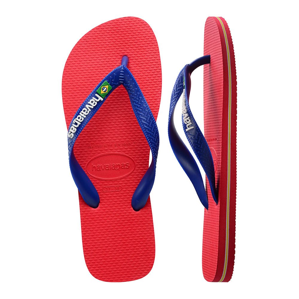 Havaianas BRASIL LOGO - Tongs ruby red/ruby red