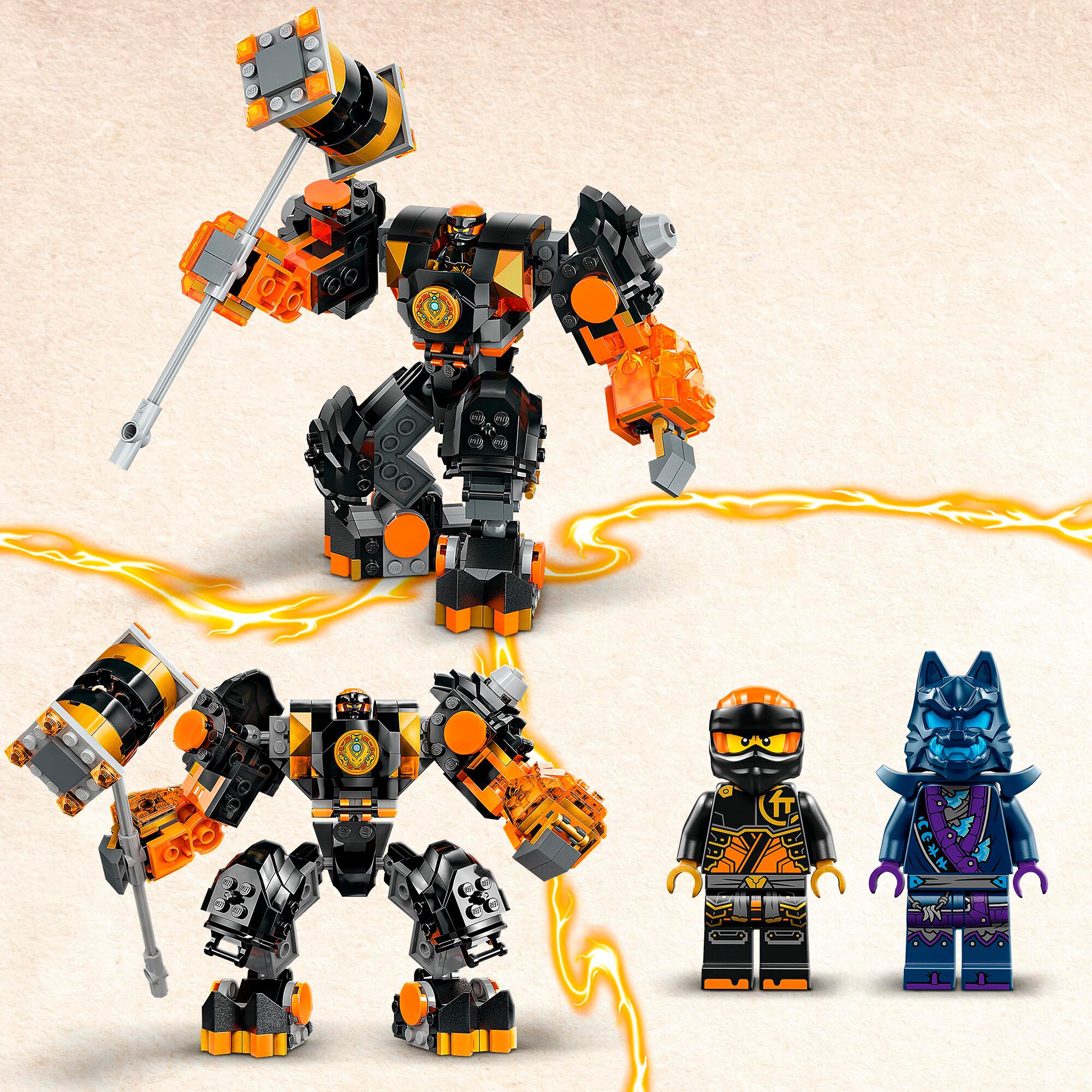 LEGO Konstruktionsspielzeug Ninjago Coles Erdmech