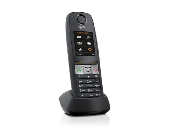 Gigaset E630HX - Ekstra trådløst håndsæt med opkalds-ID - DECT\GAP - SIP, RTP - sort