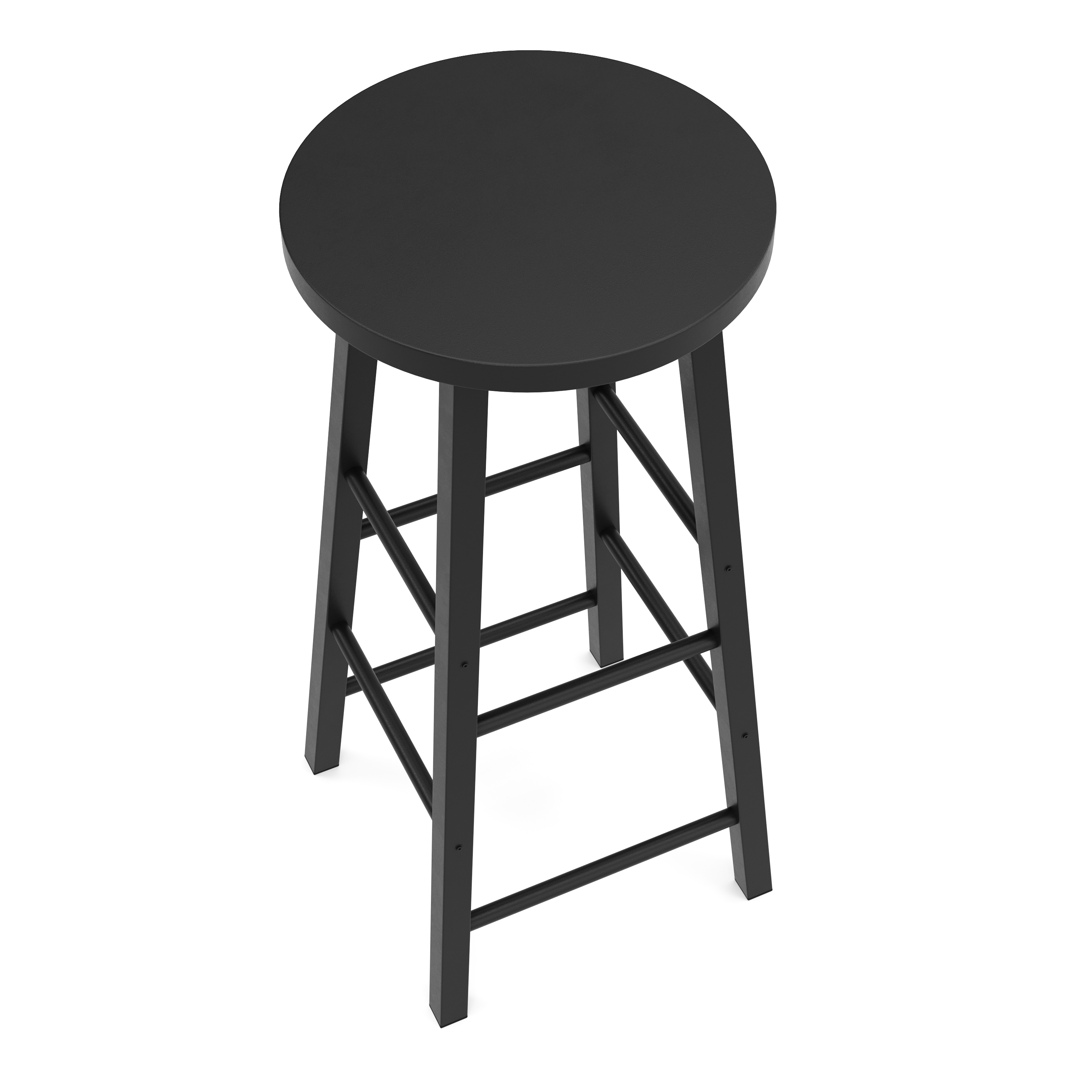 Barhocker TINA 2er Set schwarz