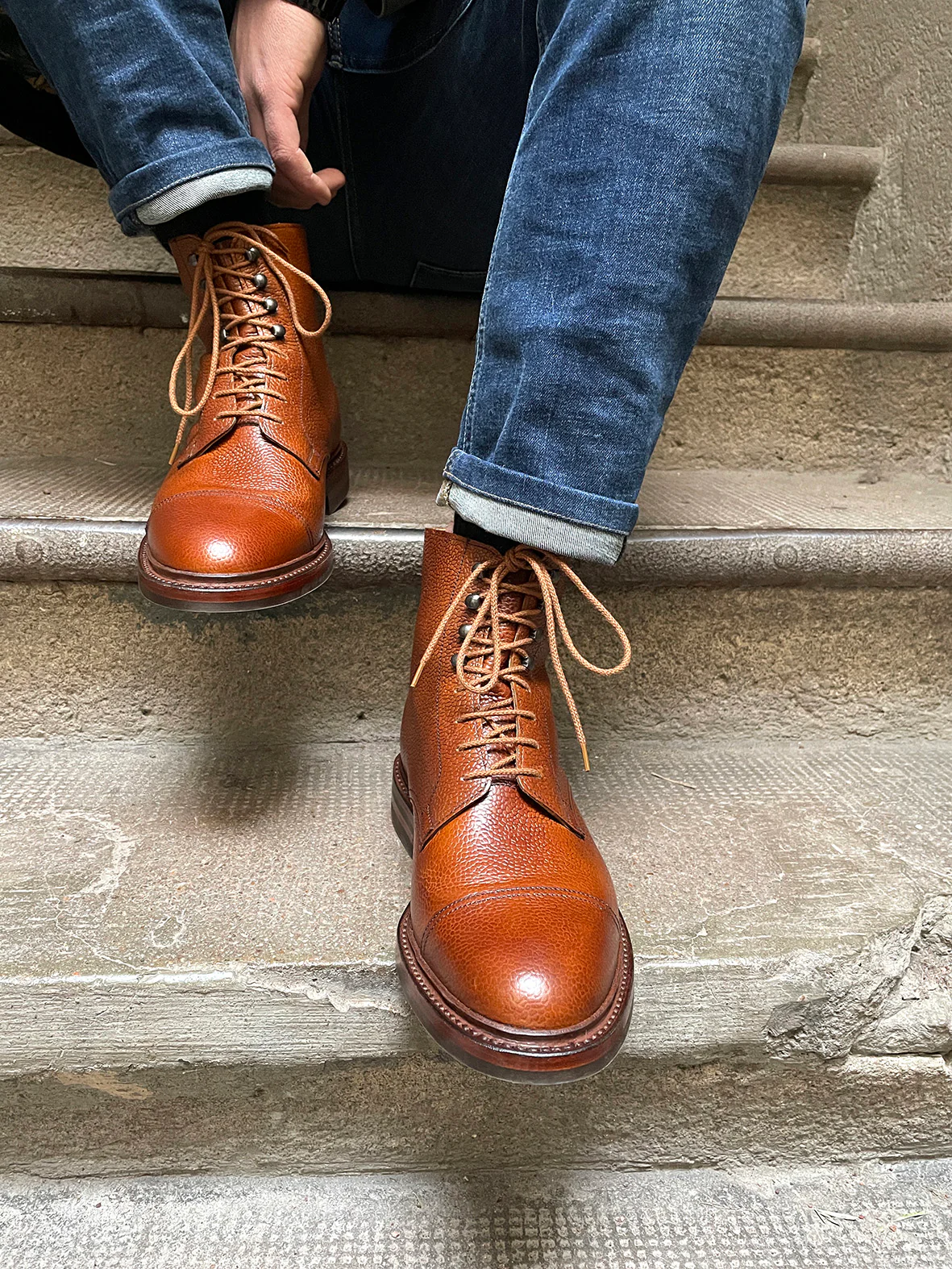 CROCKETT AND JONES - CONISTON SCOTCH GRAIN GOLD