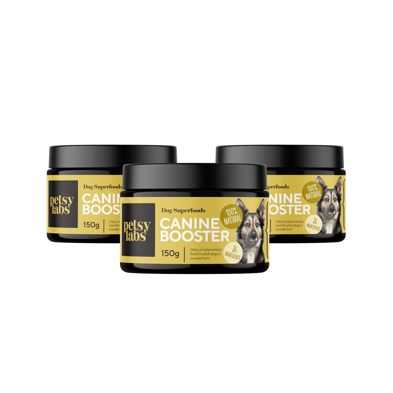 Petsy Labs Petstile Canine Booster 3 x 150g