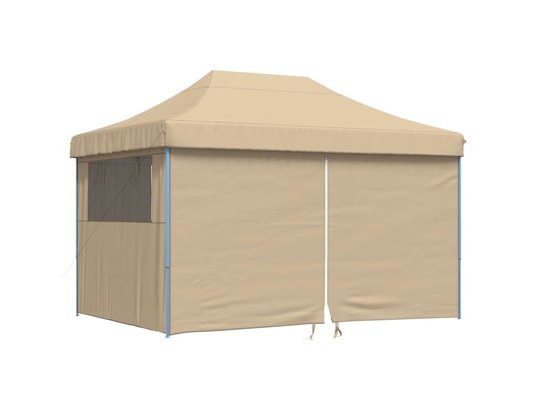 VIDAXL - Tente de réception pliable escamotable avec 4 parois latéral...