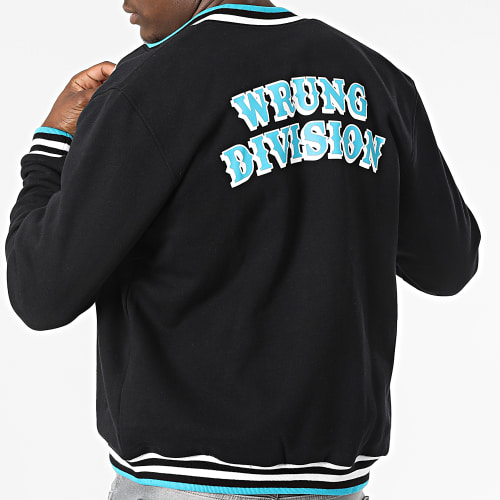 Veste Zippée College Noir