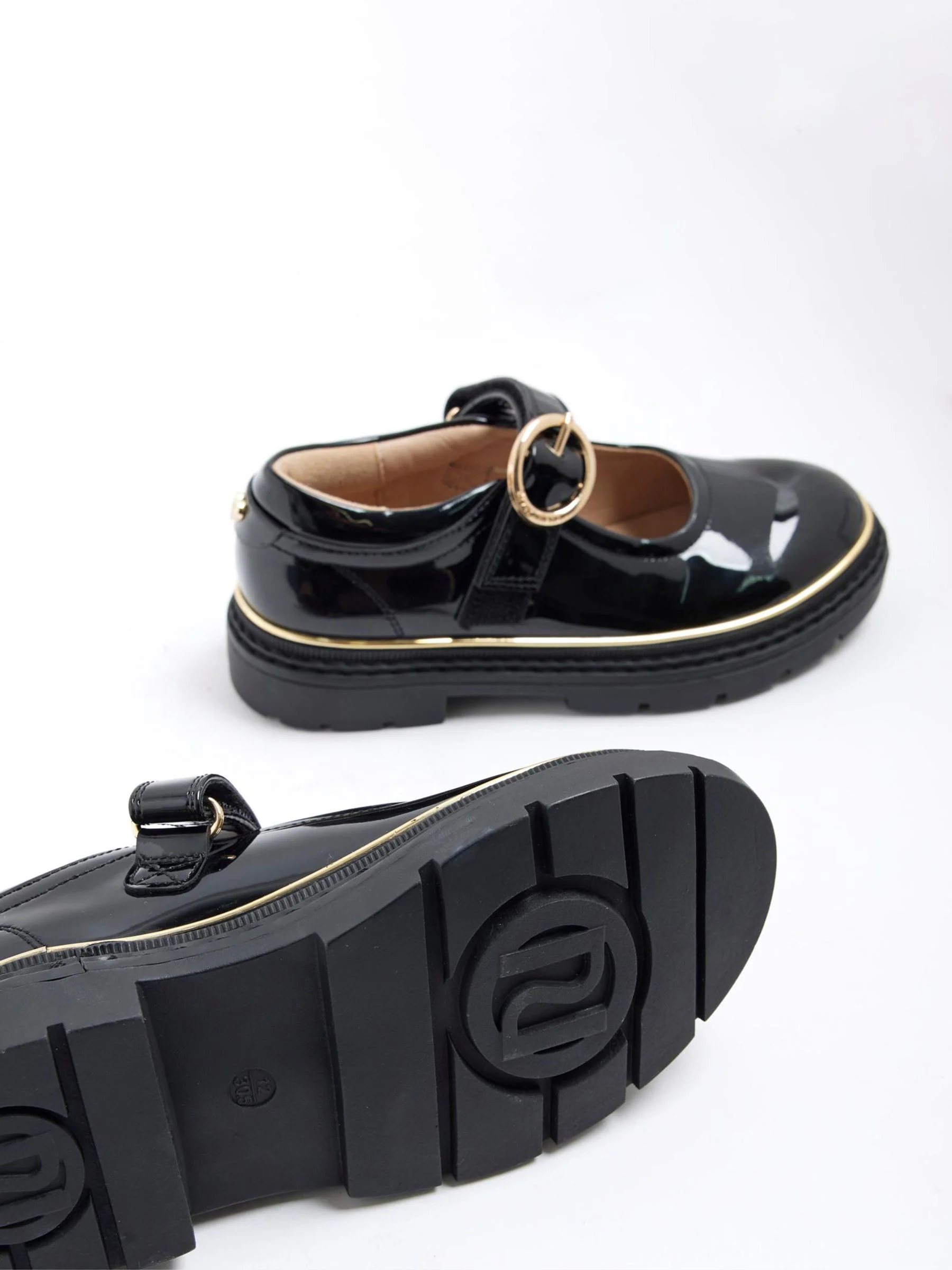 River Island Oval Buckle Mary Jane Shoes