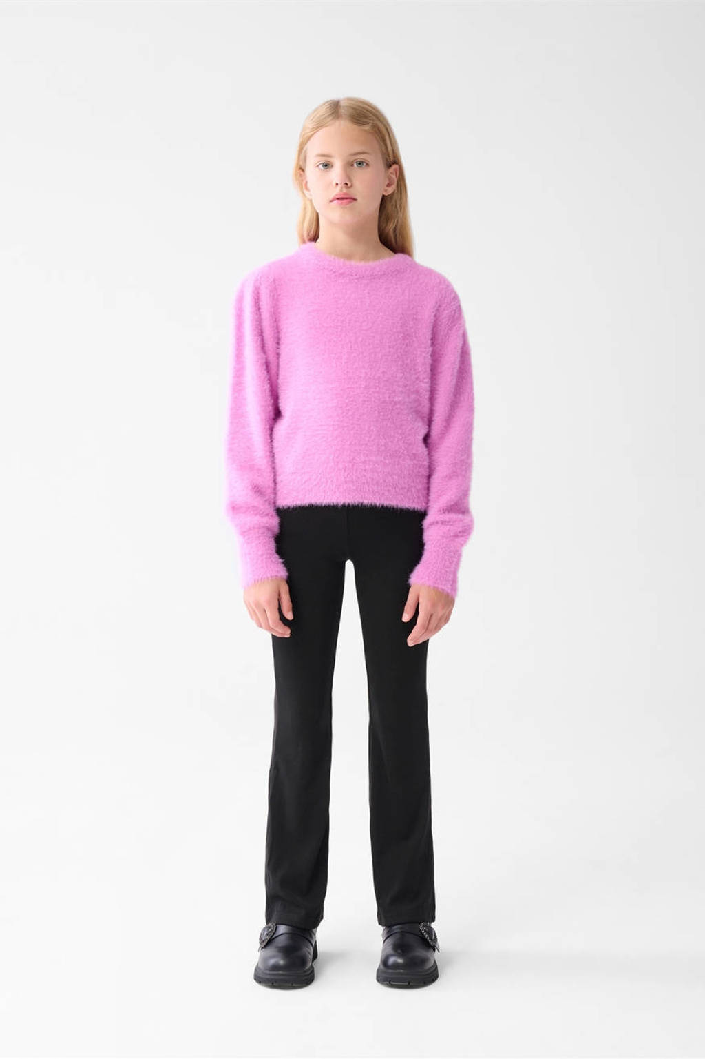 Shoeby trui roze fijn gebreid