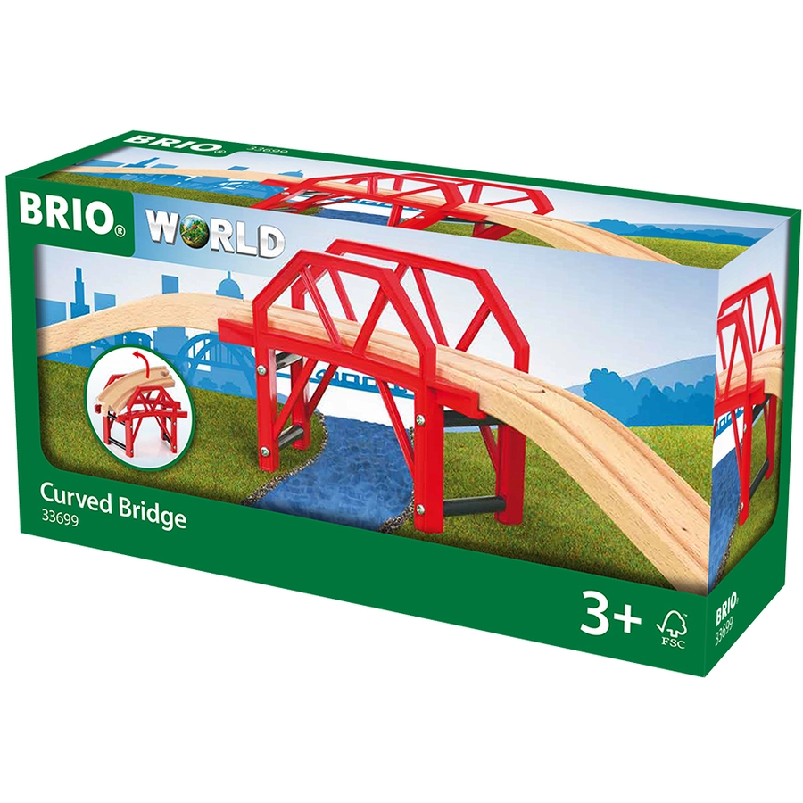BRIO® WORLD Bahnbrücke mit Auffahrten 33699