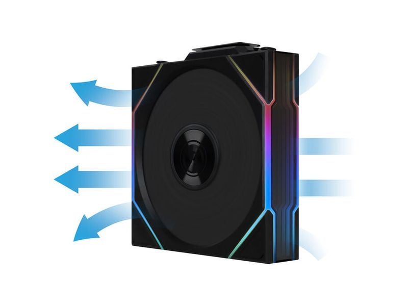 Lian Li UNI FAN TL Wireless PWM 3er-Pack – Reverse Blade Sc 3er-Pack 120 mm PWM-Lüfter