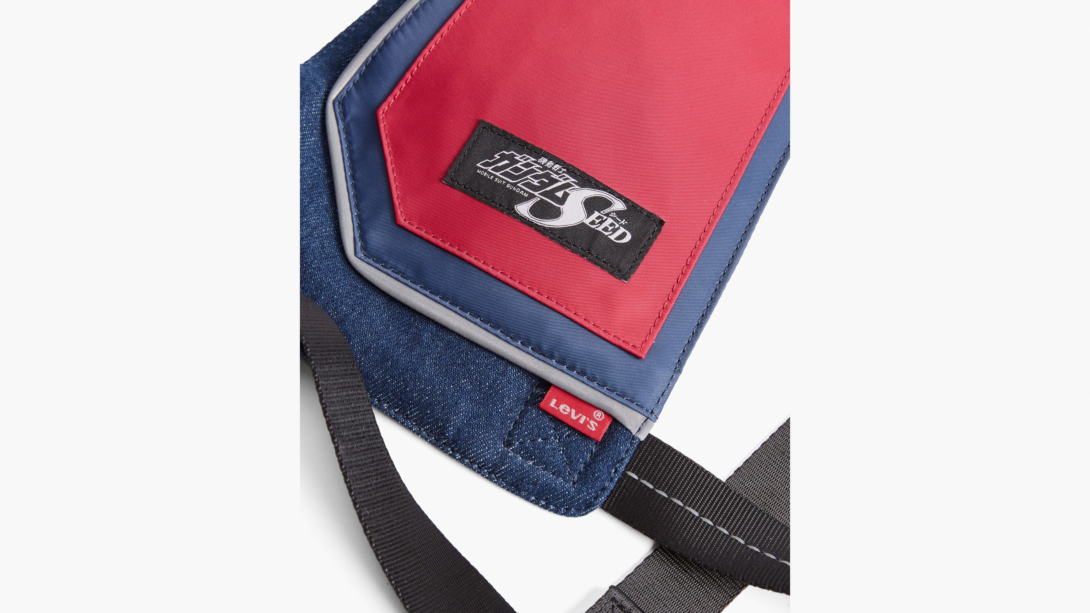 Sacoche harnais Levi's® x Gundam SEED - Freedom Red + Kira Blue - Bleu