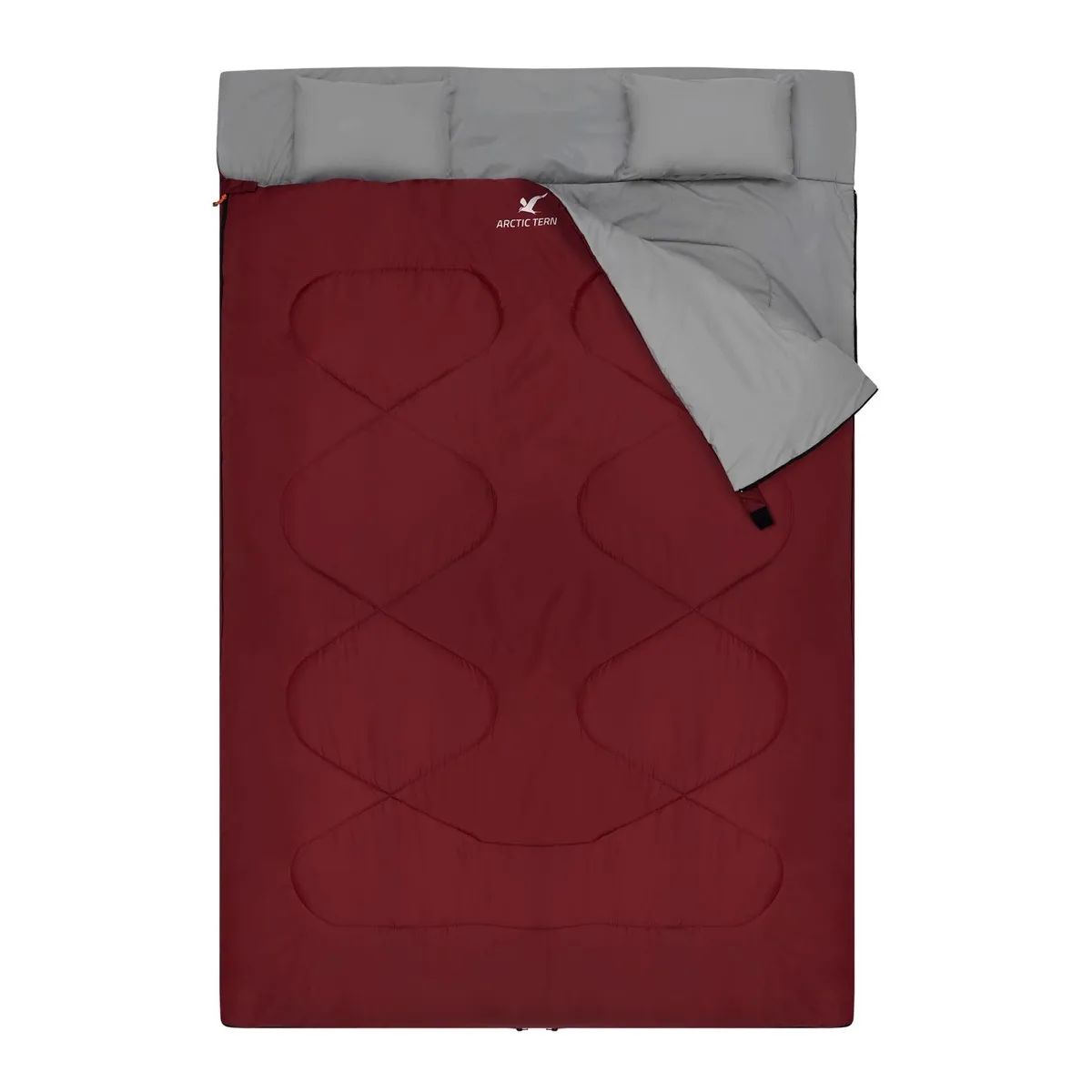 Arctic Tern 2 Person Camping Sleeping Bag Red