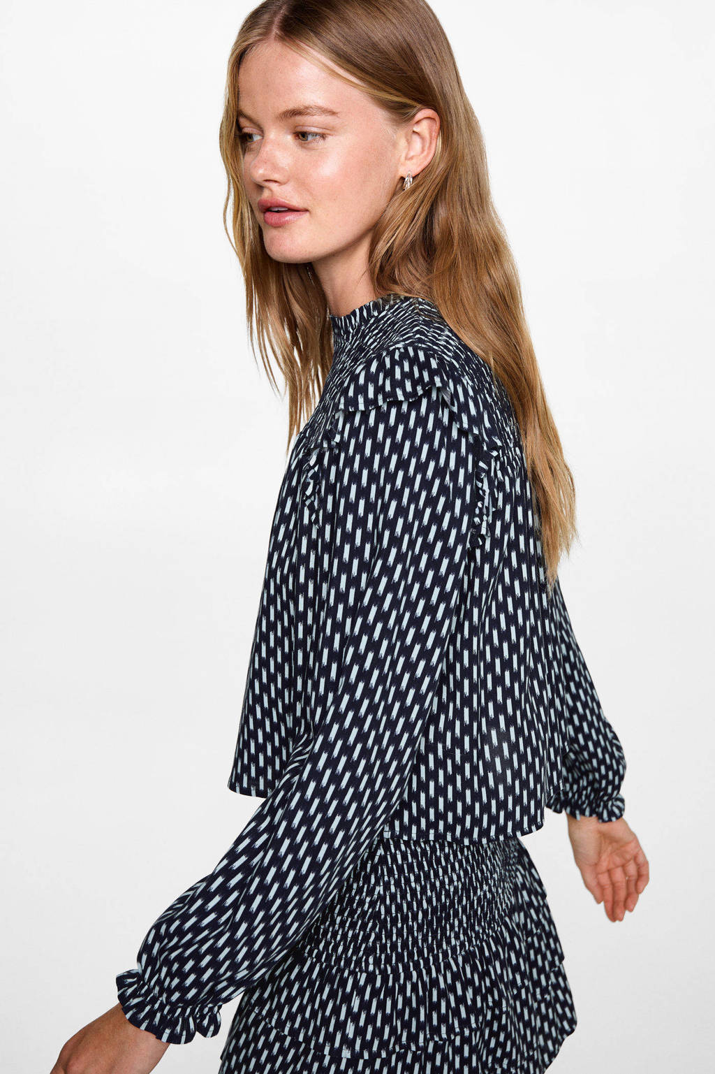 MANGO TEEN blousetop donkerblauw