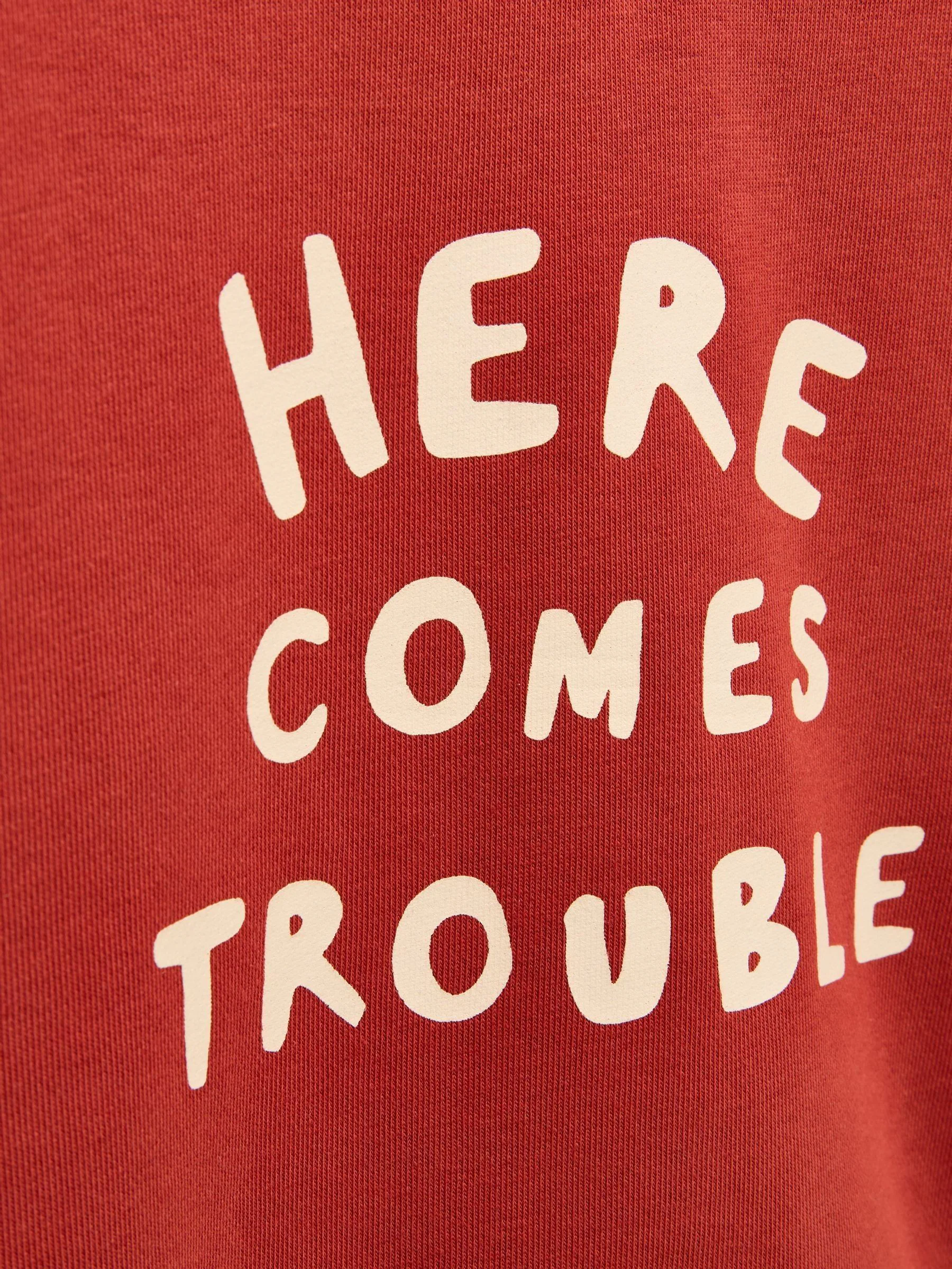 Roestrood - Joules Kids' Sundaze Slogan Crew Neck Sweatshirt