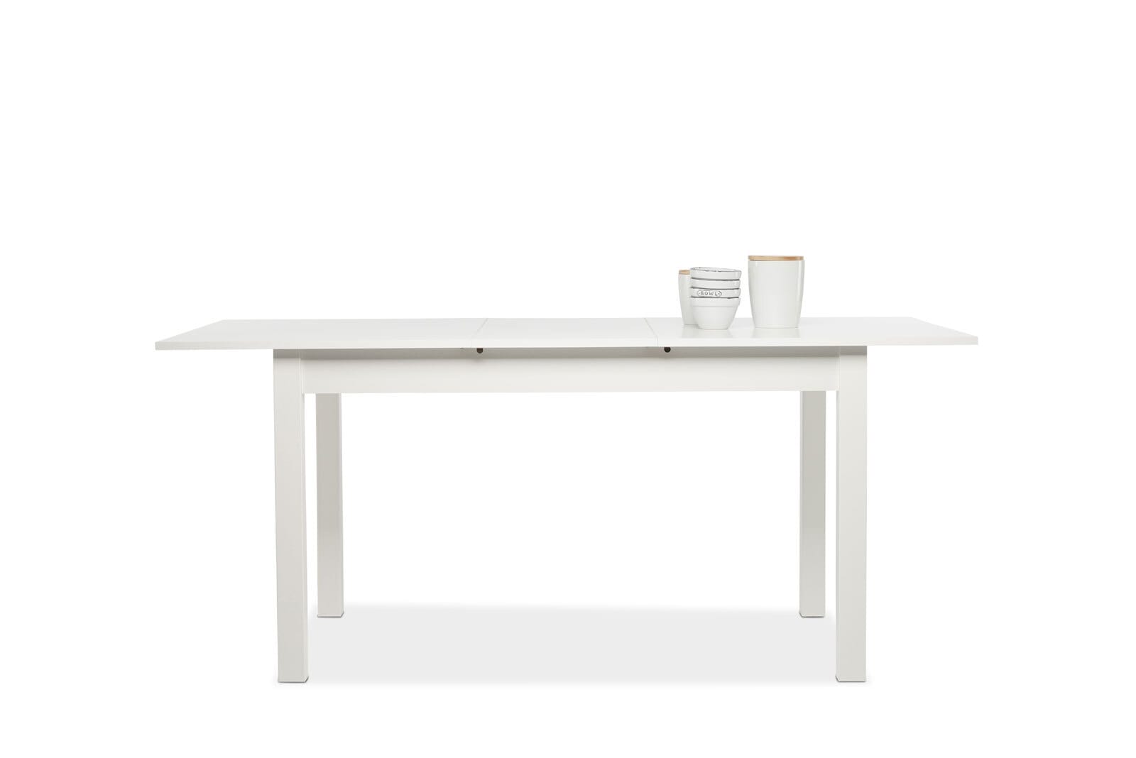 Tisch Coburg 140 Weiß 137(177) x 76,5 x 80 cm