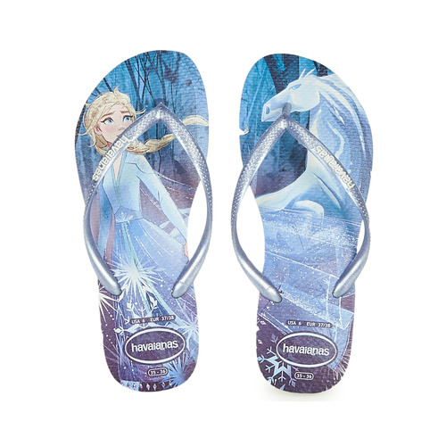 Havaianas - KIDS SLIM FROZEN - Bleu