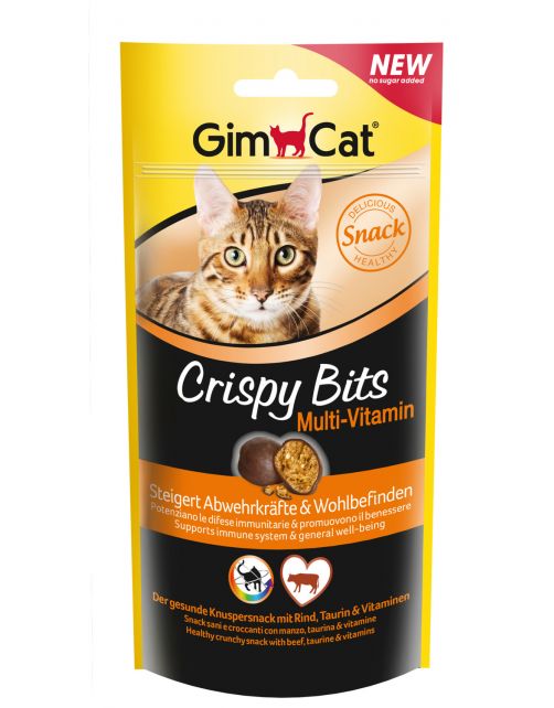 Gimcat Crispy Bits Multi-Vitamin - Kattensnack - 40 g