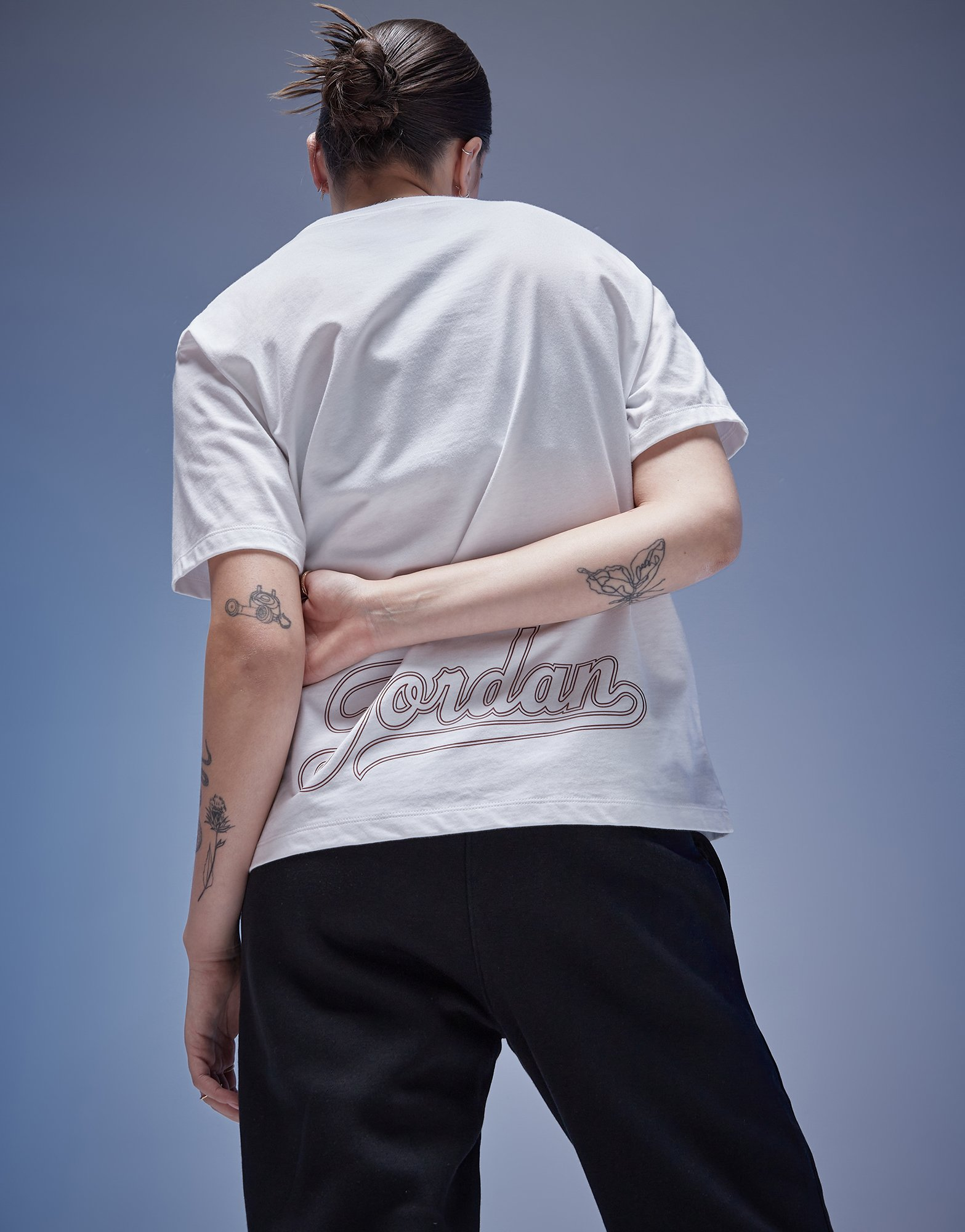 Jordan T-shirt Back Logo Femme