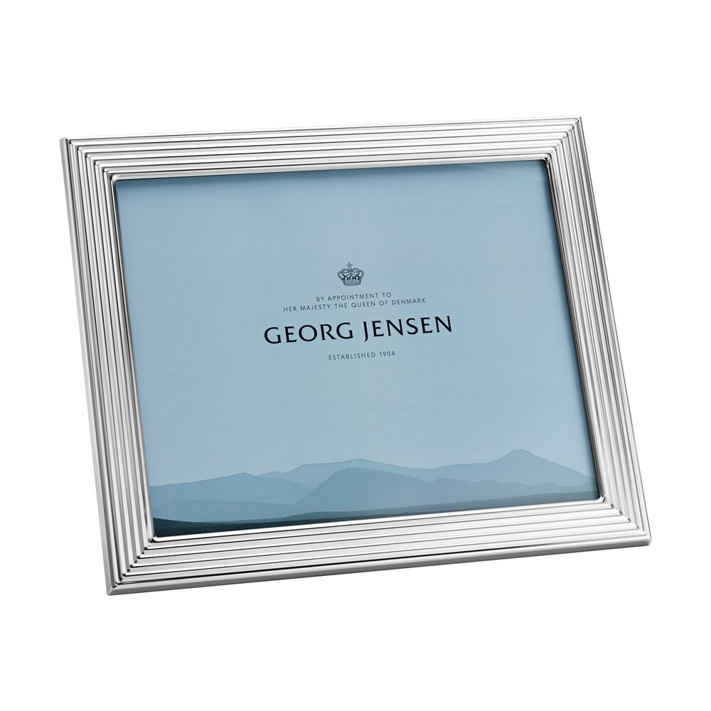 Georg Jensen  Bernadotte billedramme, rustfri stål - 25x20 cm.