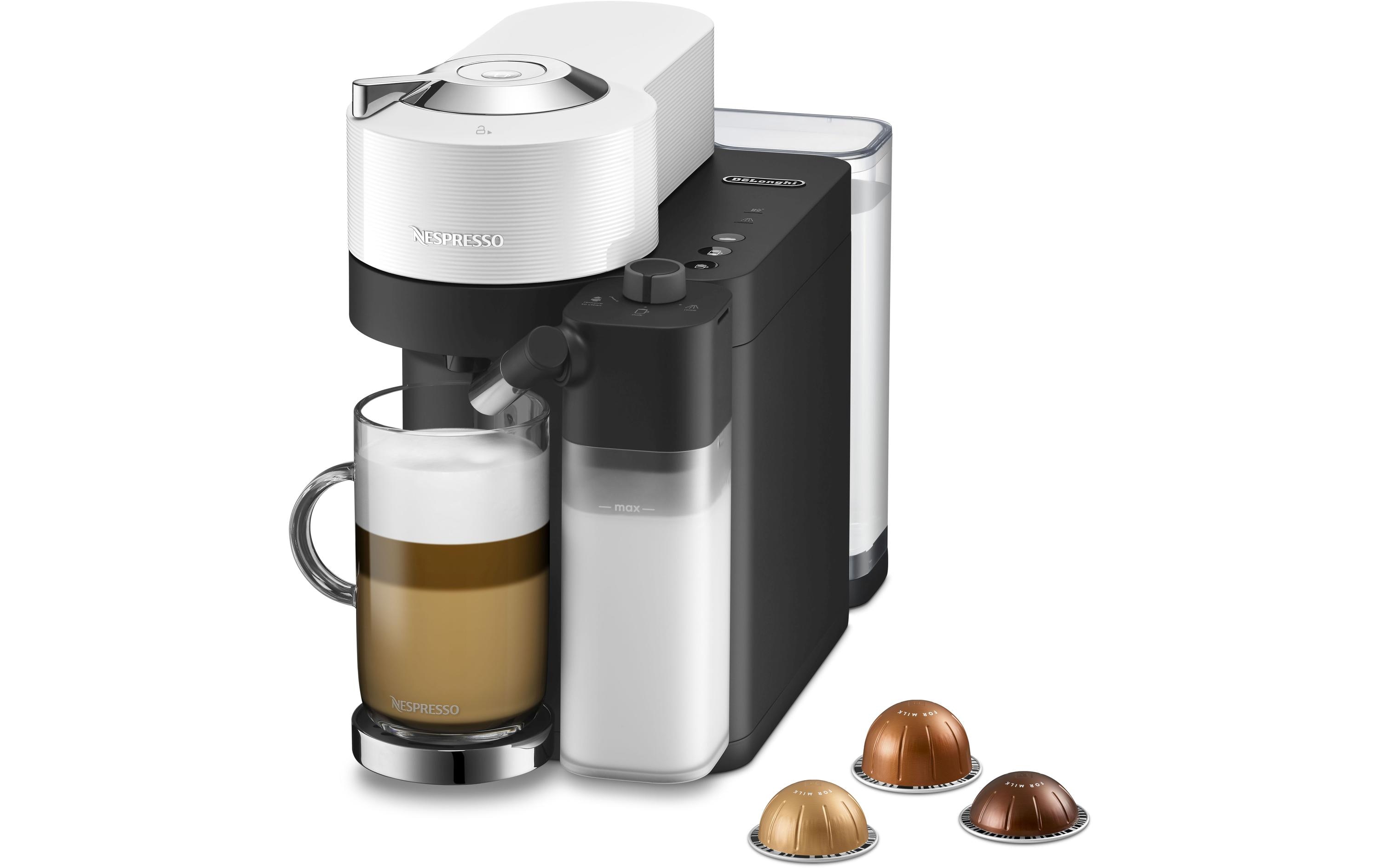 Kaffeemaschine Nespresso Vertuo Lattissima ENV300.W Weiss<br>Kaffeemaschine