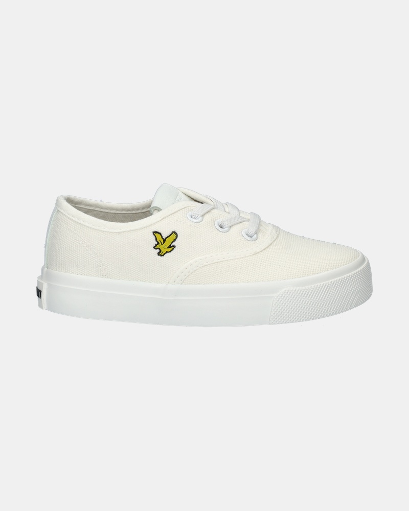 Lyle & Scott Wick Kids Lage sneakers  - wit